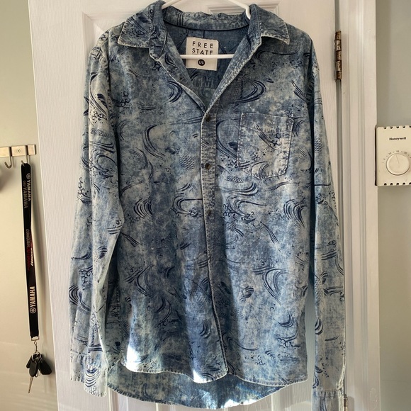 Free State Button Down Long Sleeve Shirt - Picture 1 of 4